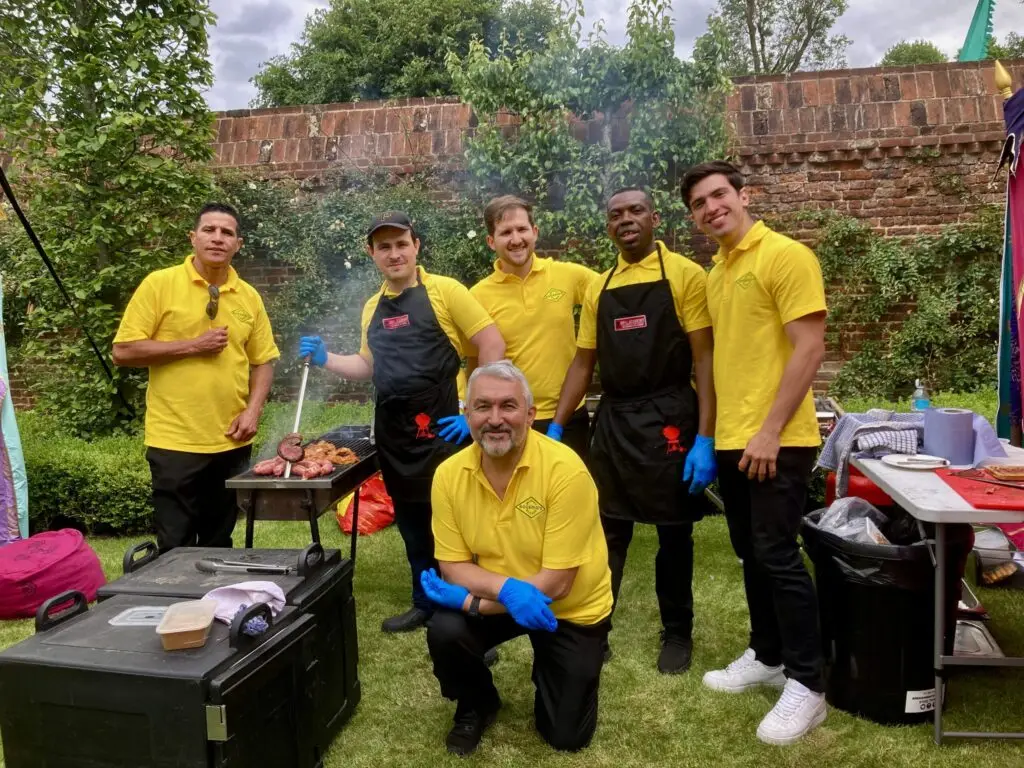 Authentic Brazilian cuisine at an event